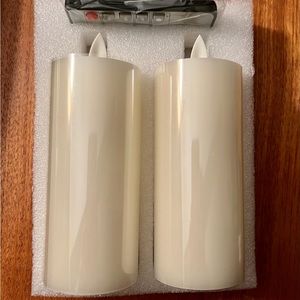 Volnyus Flameless Candles Set of 2 (2.2x5 Inch)